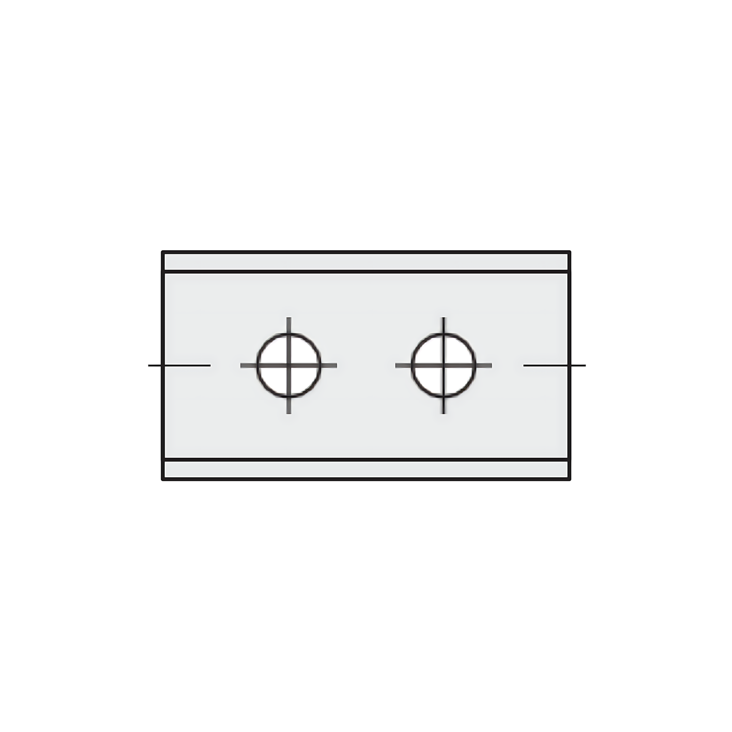 HM Wendeplatten Z2 (2-Loch) 30 x 12 x 2,5 mm, Qualität KCR08 - 10 Stück