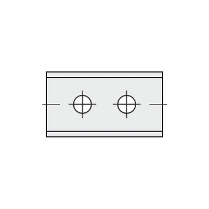 HM Wendeplatten Z2 (2-Loch) 30 x 12 x 2,5 mm, Qualität KCR08 - 10 Stück