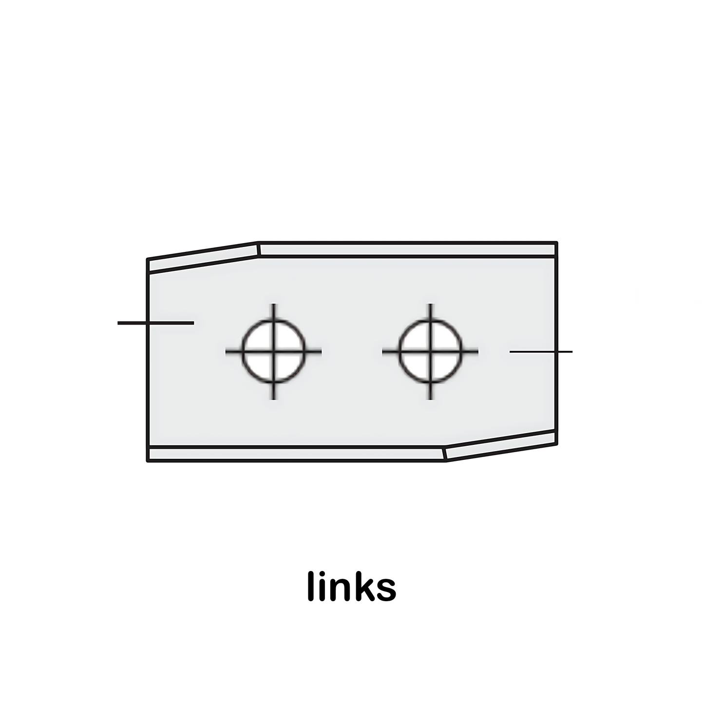 HM Wendeplatten Z2 (2-Loch) 12,0 mm Breite, Fase links, Qualität KCR08 - 10 Stück