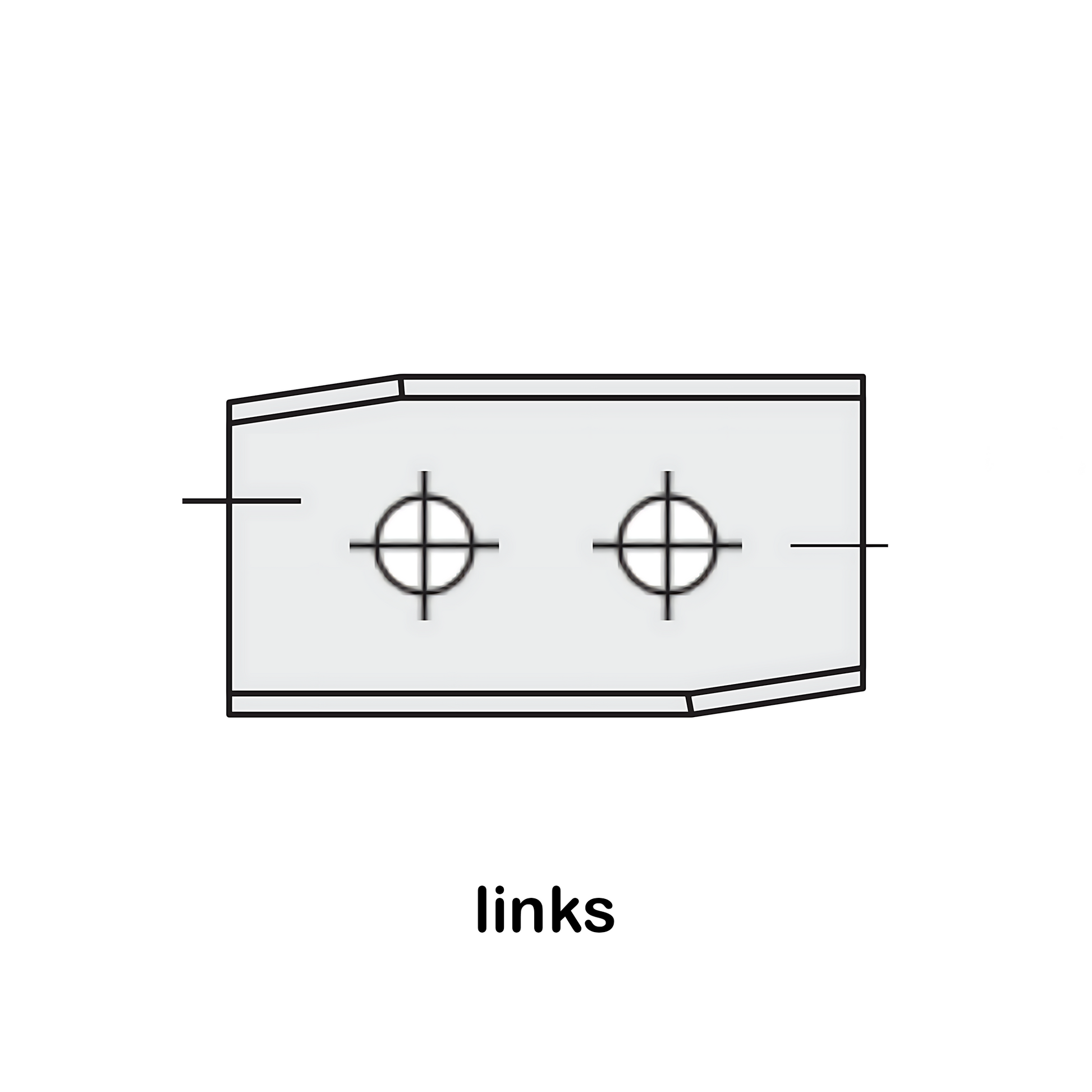 HM Wendeplatten Z2 (2-Loch) 12,0 mm Breite, Fase links, Qualität KCR08 - 10 Stück