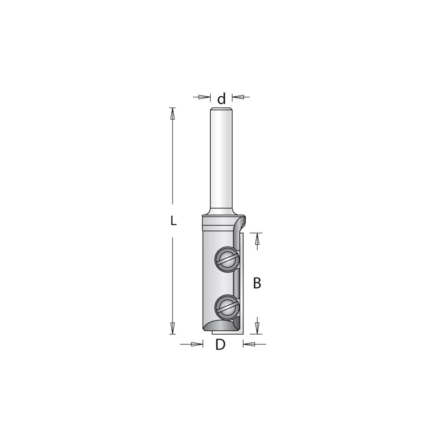 HW- (HM) WPL Nutfräser Ø 12 mm