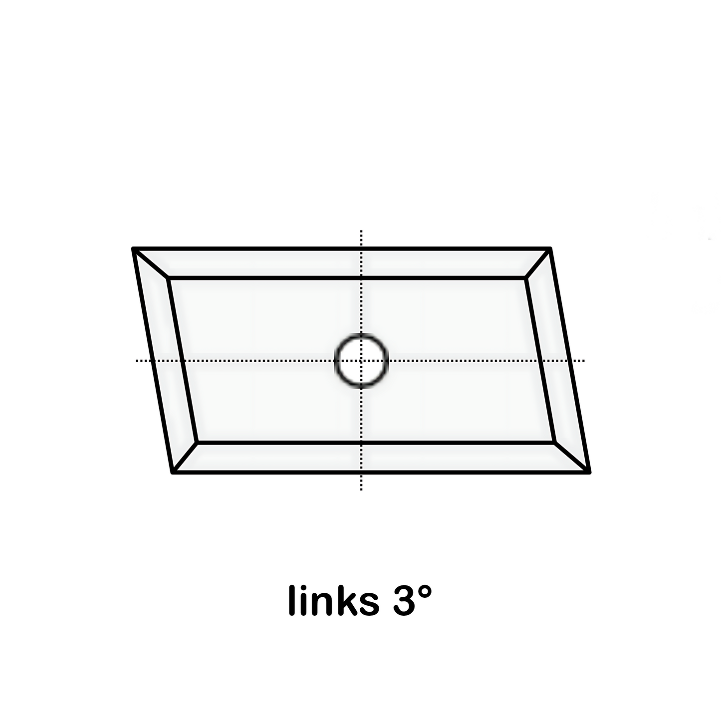 HM Wendeplatten Z4 (1-Loch) 19,5 x 12 x 1,5 mm, 3° links, Qualität KCR08 - 10 Stück