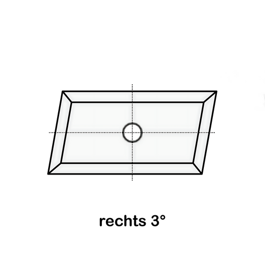 HM Wendeplatten Z4 (1-Loch) 19,5x12,0x1,5 mm, 3° rechts, Qualität KCR08 - 10 Stück