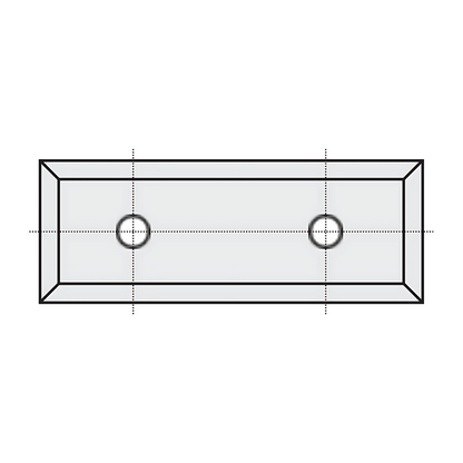 HM Standard Wendeplatten Z4 (2-Loch) 12 mm Qualität KCR08 - 10 Stück