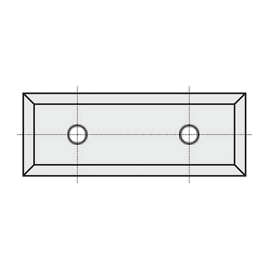 HM Wendeplatten Z4 (2-Loch) 45 x 12 x 1,5 mm, 45° Qualität MG18 - 10 Stück