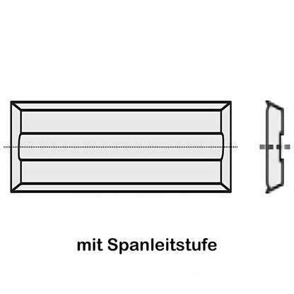 HM Mini-Wendeplatten Z4 VersoFix mit Spanleitstufe, 35° Qualität KCR08 - 10 Stück