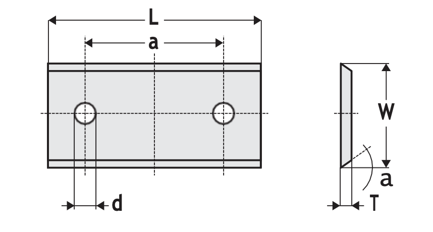 HM Wendeplatten Z4 (2-Loch) drei Kerben, 7 mm Breite, 35° Qualität KCR08 - 10 Stück